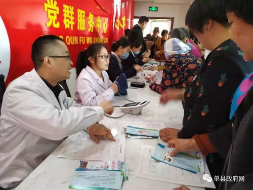 單縣園藝街道開展義診活動，服務百姓健康